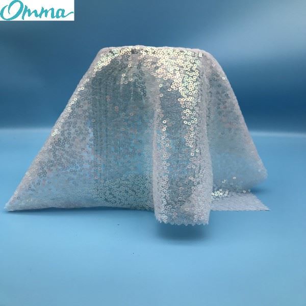black sequin fabric