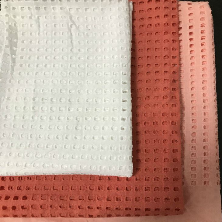 Solid Eyelet Embroidery Fabric